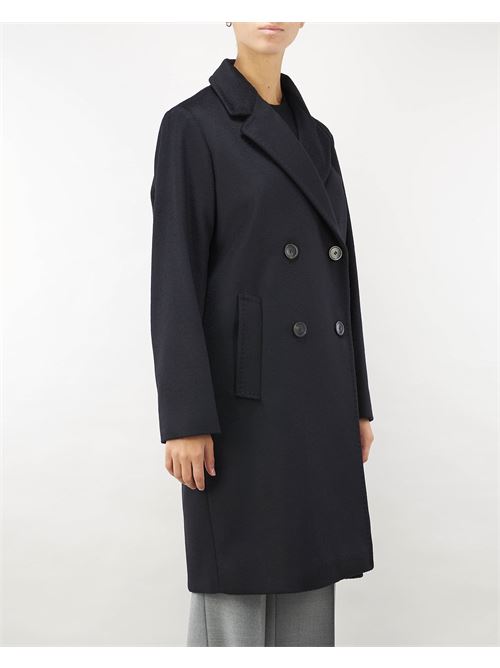 Double-breasted wool drap coat Elisabetta Franchi MAX MARA WEEKEND | Coat | ZUM13